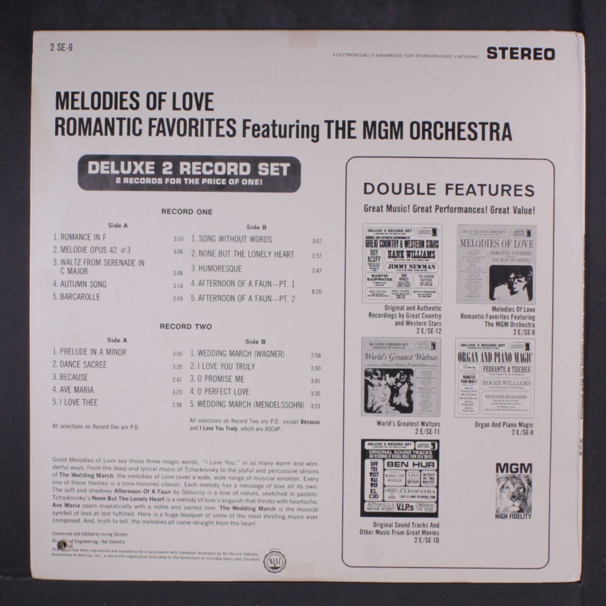 melodies of love by MGM ORCHESTRA