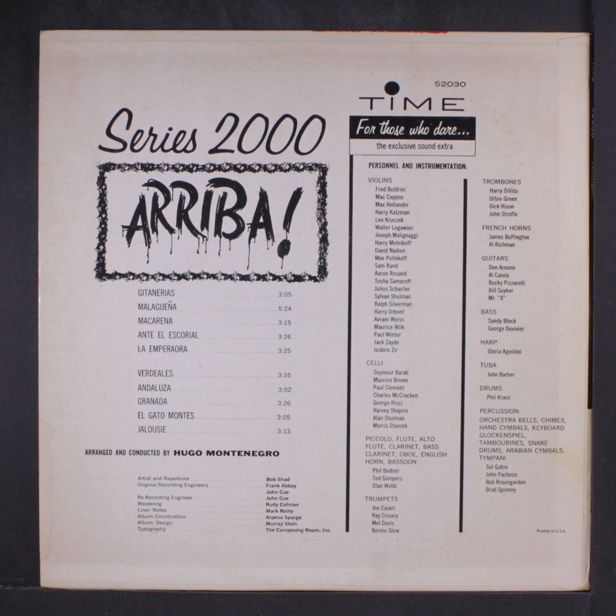arriba! by HUGO MONTENEGRO & ORCH.