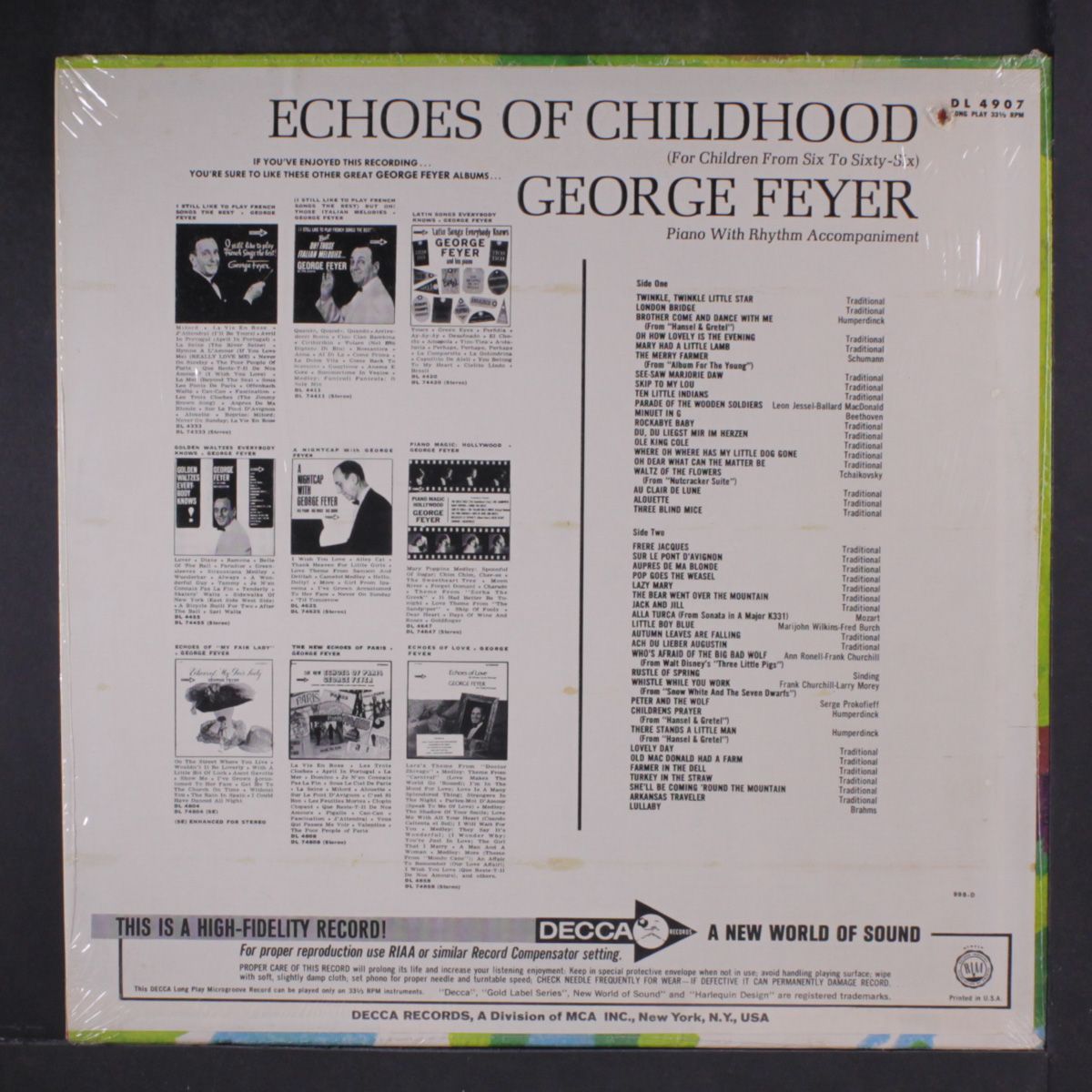 echoes of childhood by GEORGE FEYER