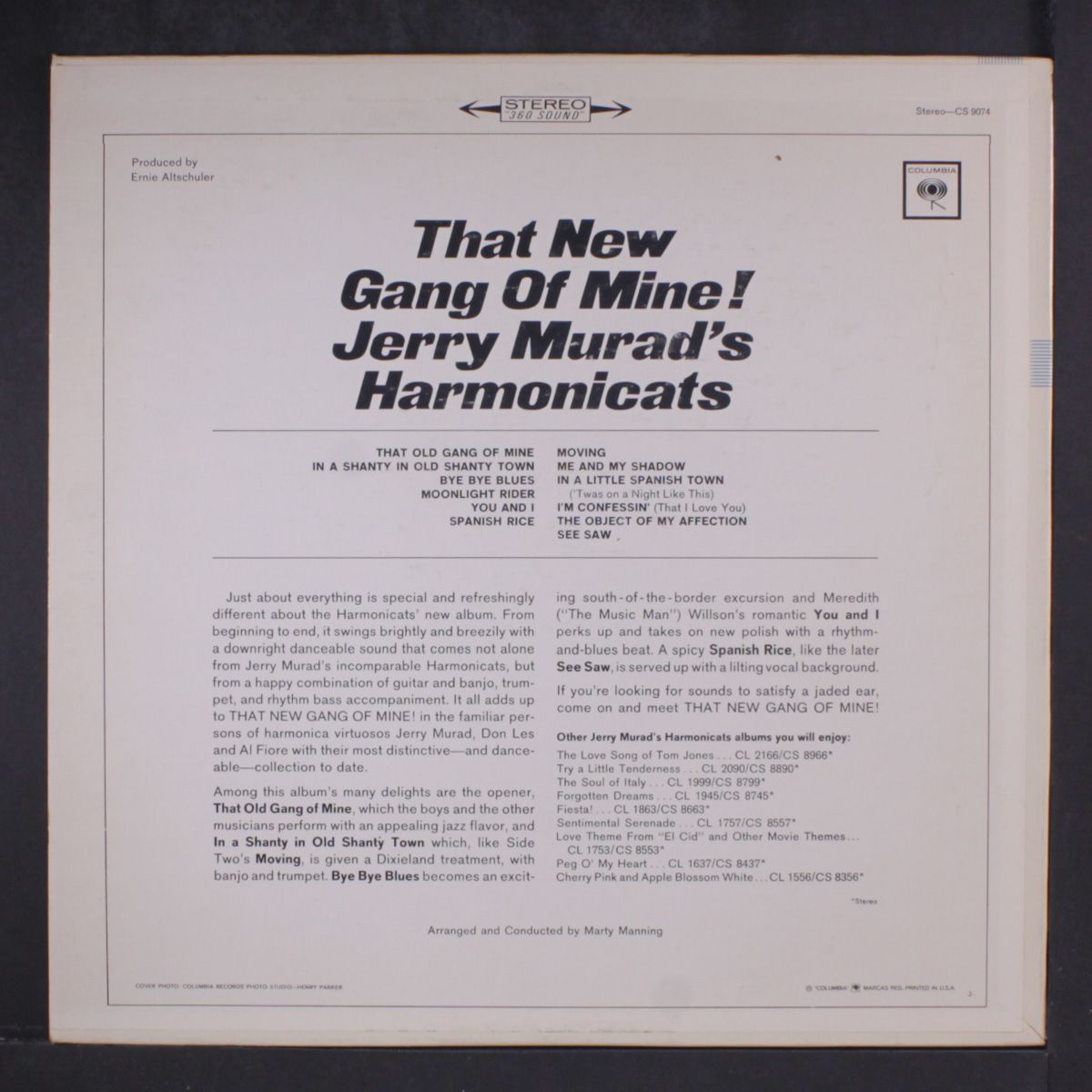 that new gang of mine! by JERRY MURAD'S HARMONICATS