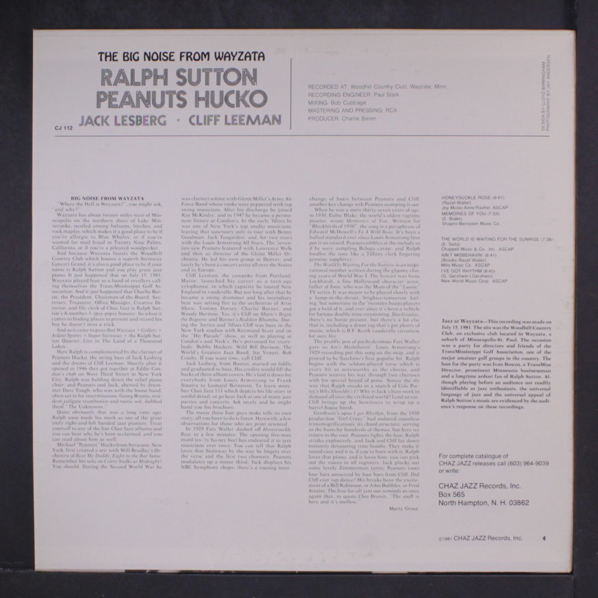 peanuts hucko by RALPH SUTTON