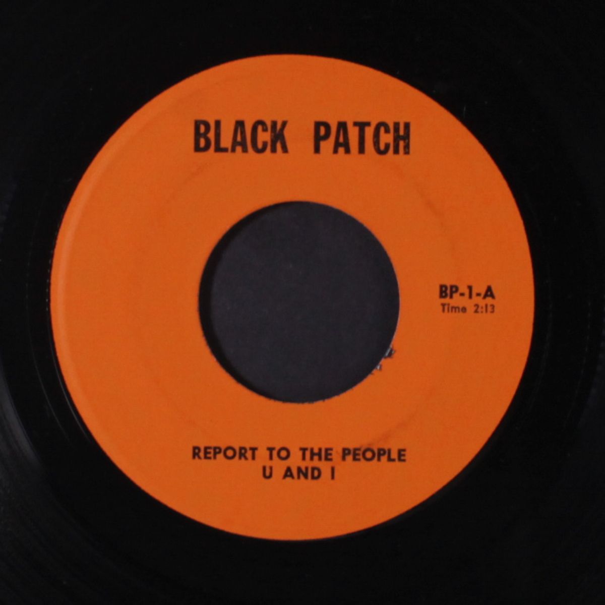 there she blows / report to the people by U AND I
