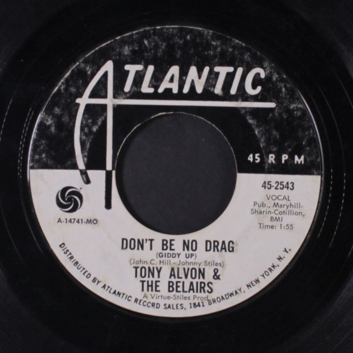 philly horse / don't be no drag by TONY ALVON & BELAIRS