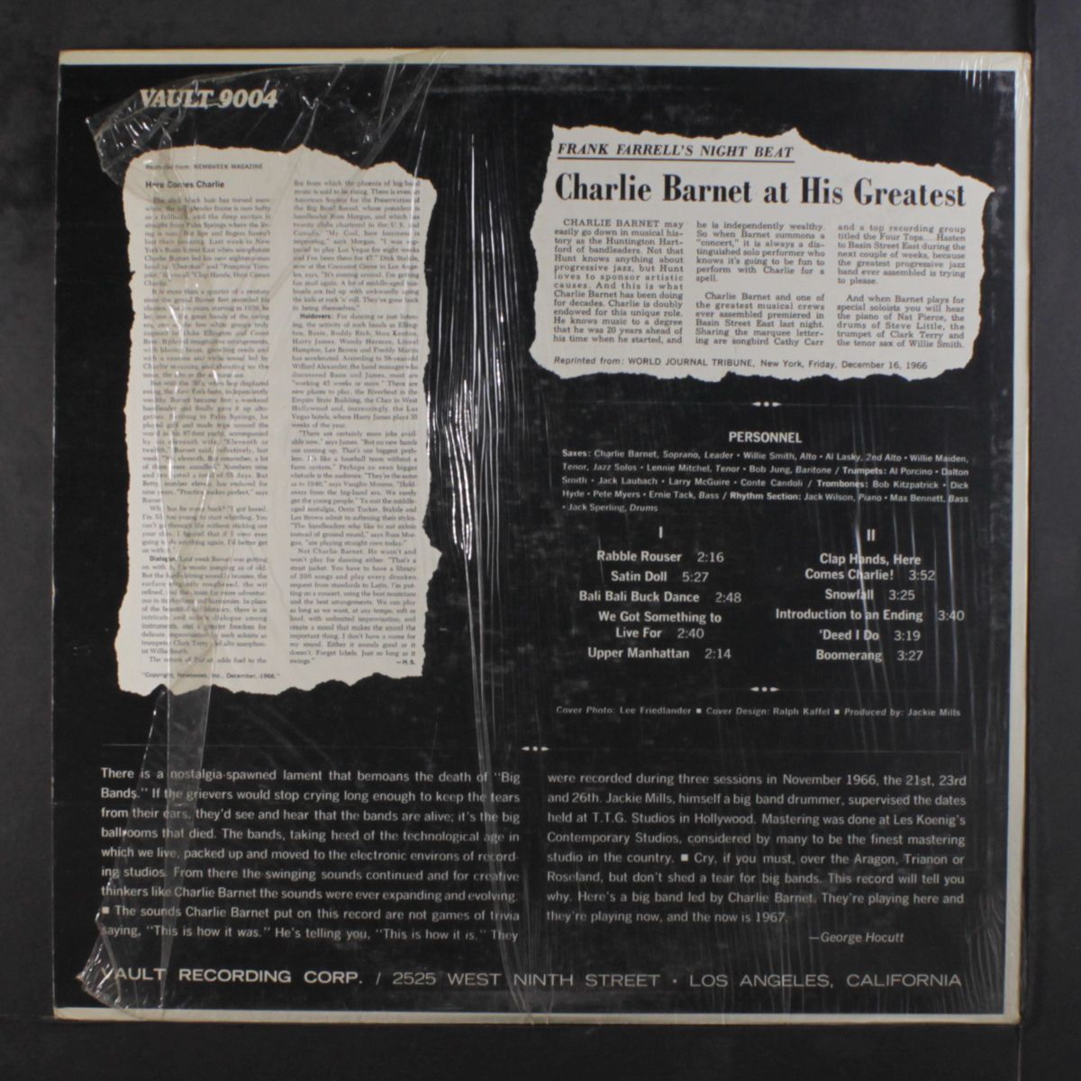 big band - 1967 by CHARLIE BARNET