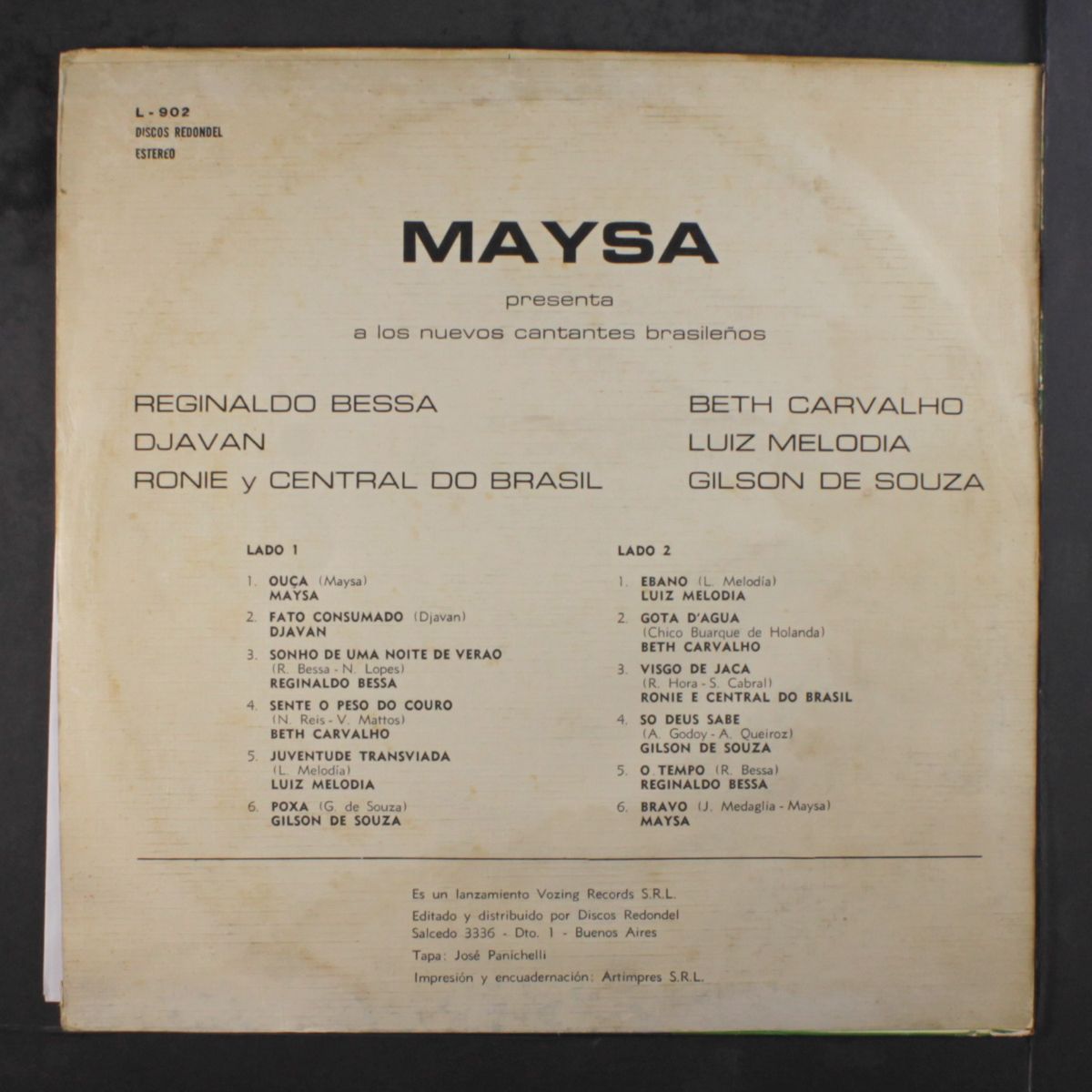 maysa: presenta a los nuevos cantantes brasilenos by VARIOUS