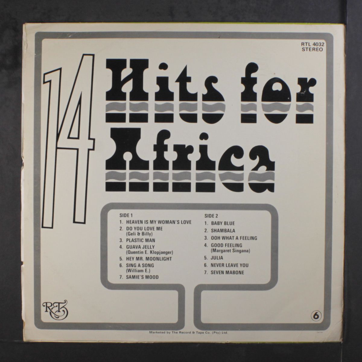 14 hits for africa by VARIOUS