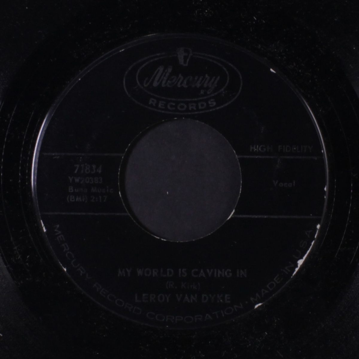 walk on by / my world is caving in by LEROY VAN DYKE