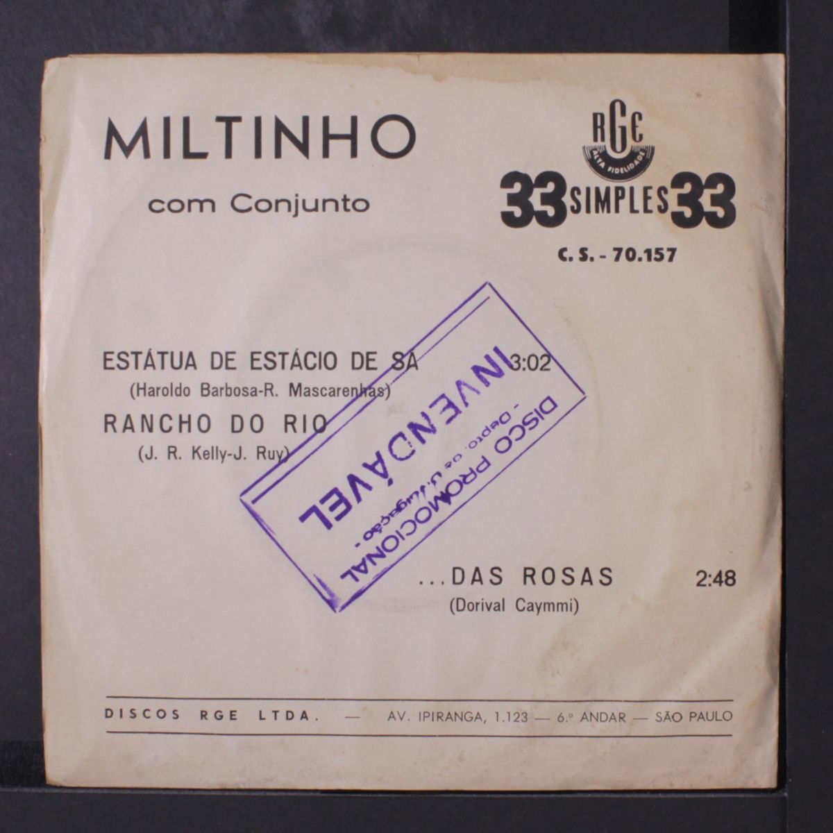 estatua de estacio de sa / . . . das rosas by MILTINHO