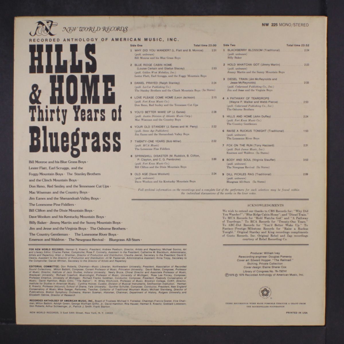 hills & home, 30 years of bluegrass by VARIOUS