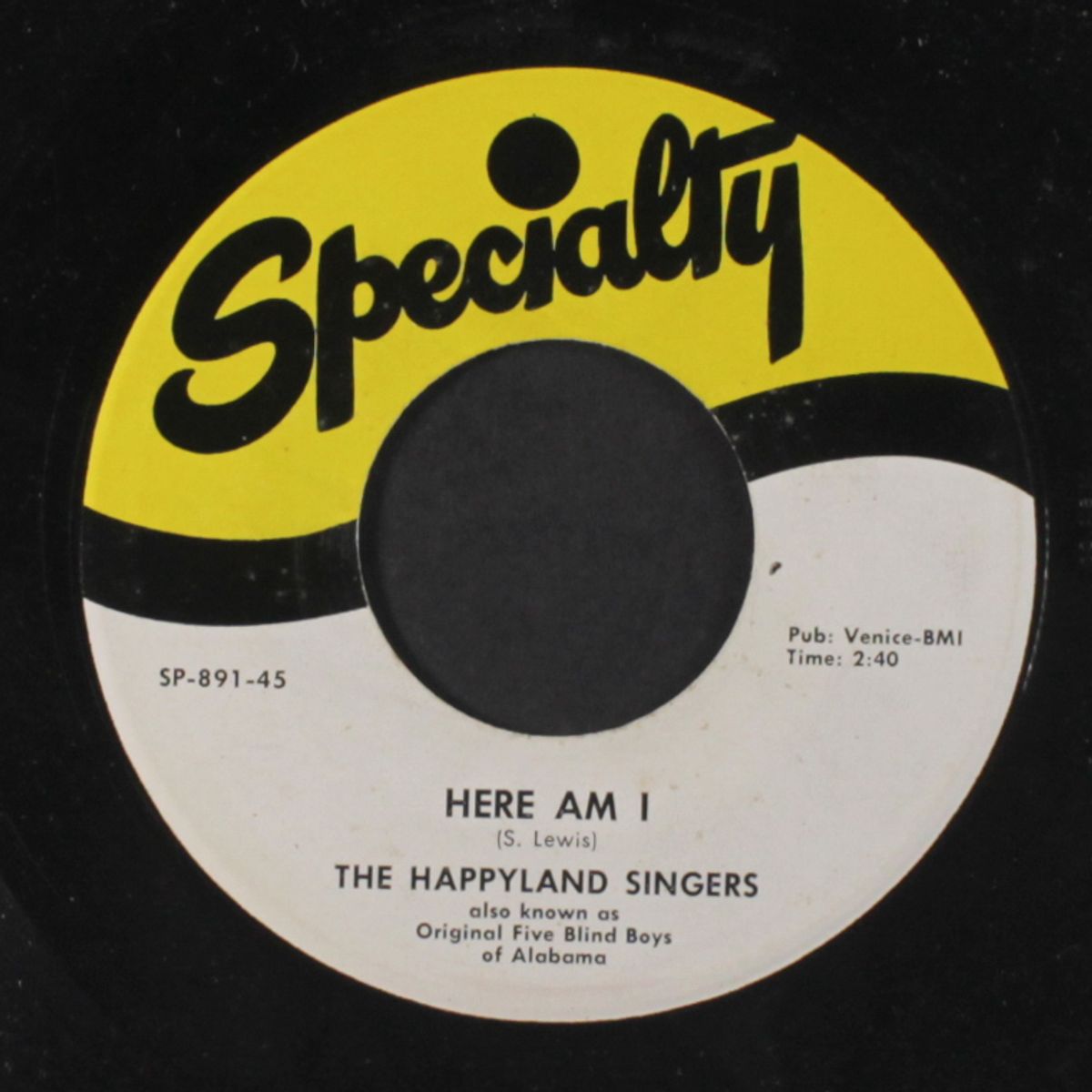 here am i by HAPPYLAND SINGERS