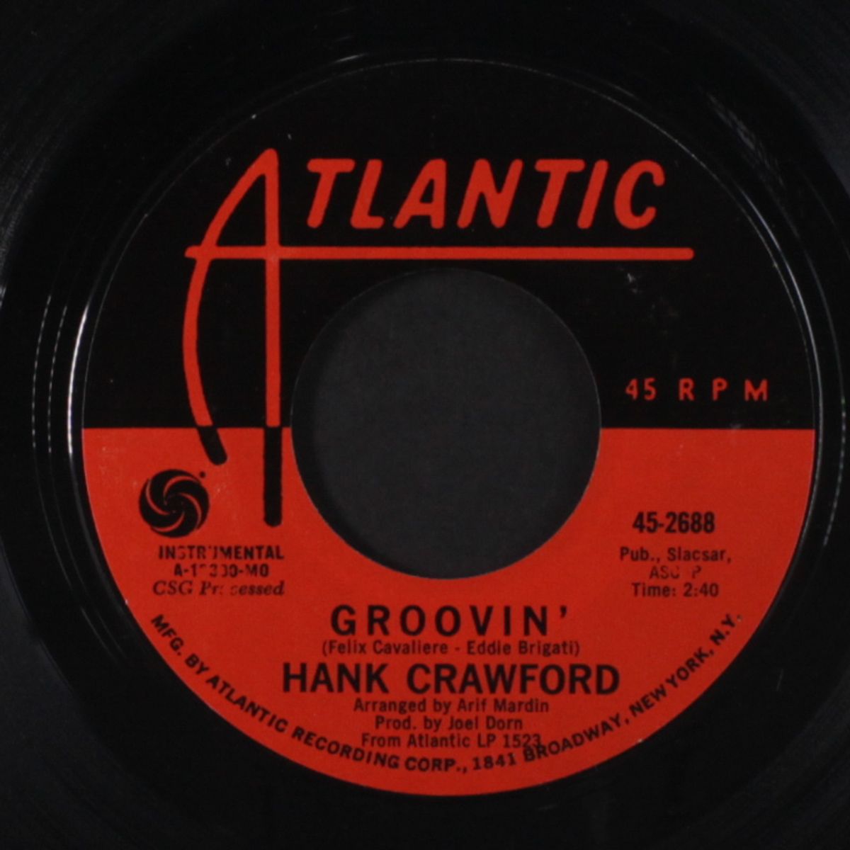ain't no way / groovin' by HANK CRAWFORD