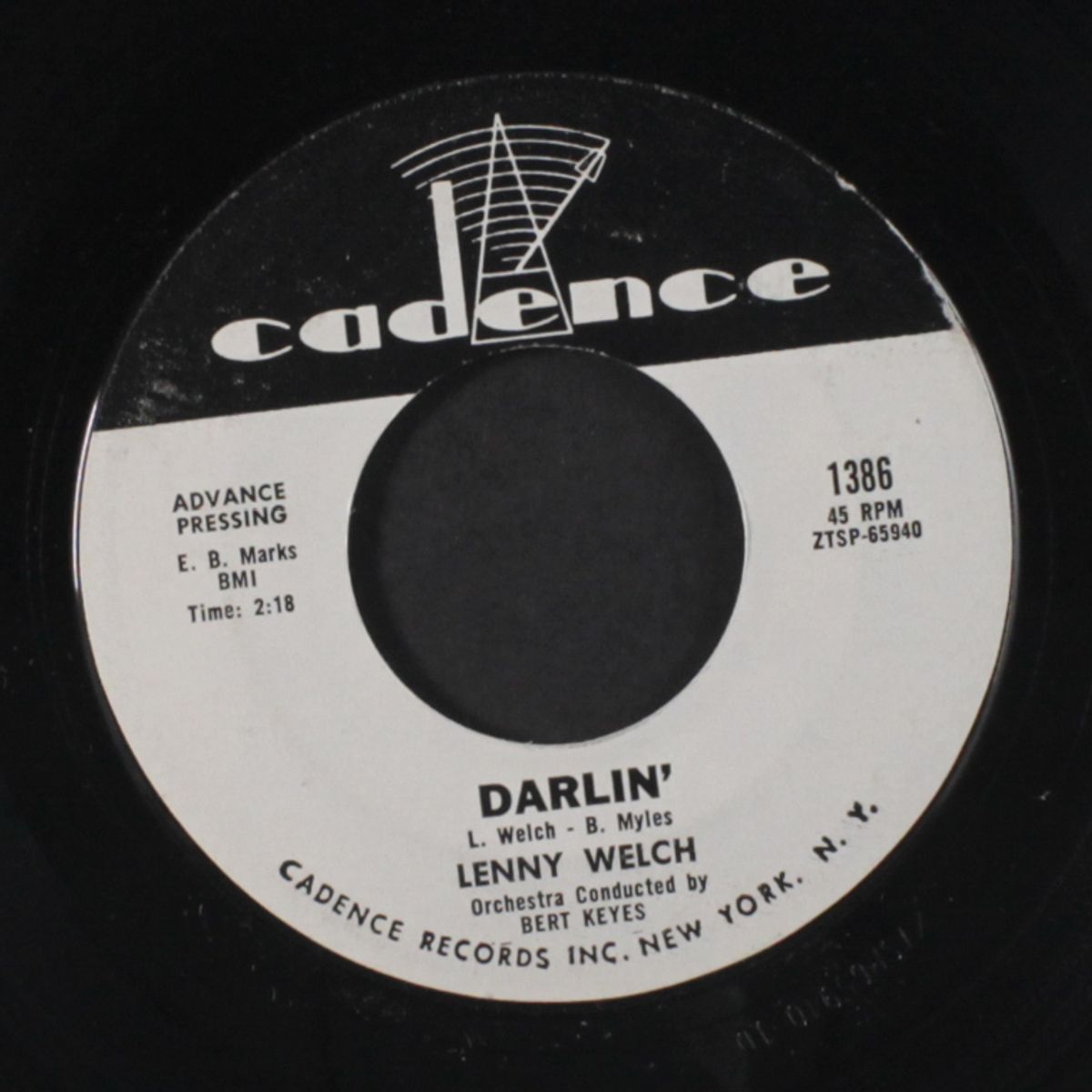 darlin' / three handed woman by LENNY WELCH