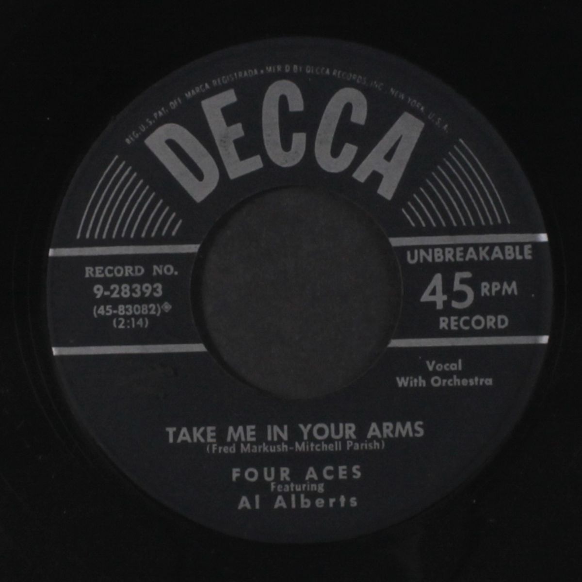 la rosita / take me in your arms by FOUR ACES