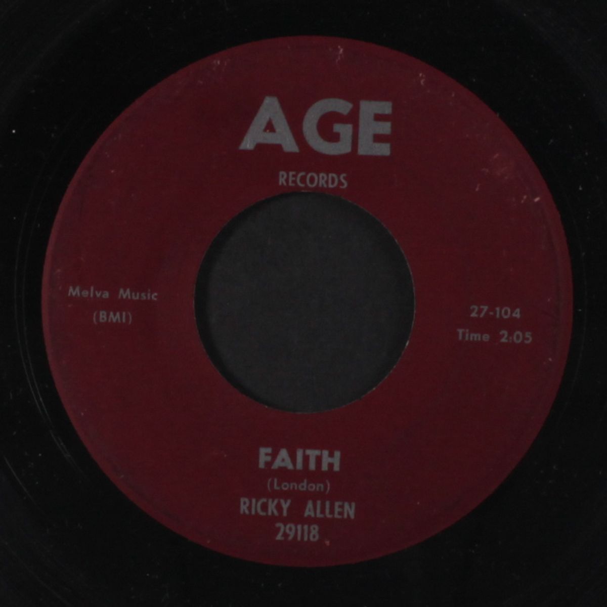 cut you a-loose / faith by RICKEY ALLEN