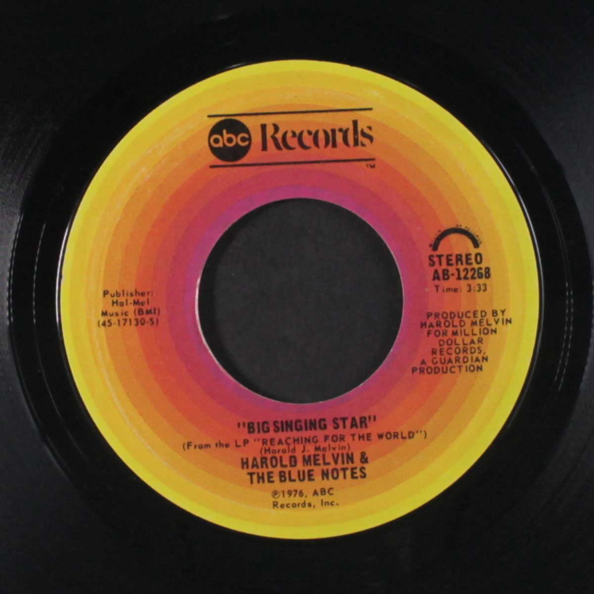 after you love me why do you leave me / big singing star by HAROLD MELVIN & BLUE NOTES