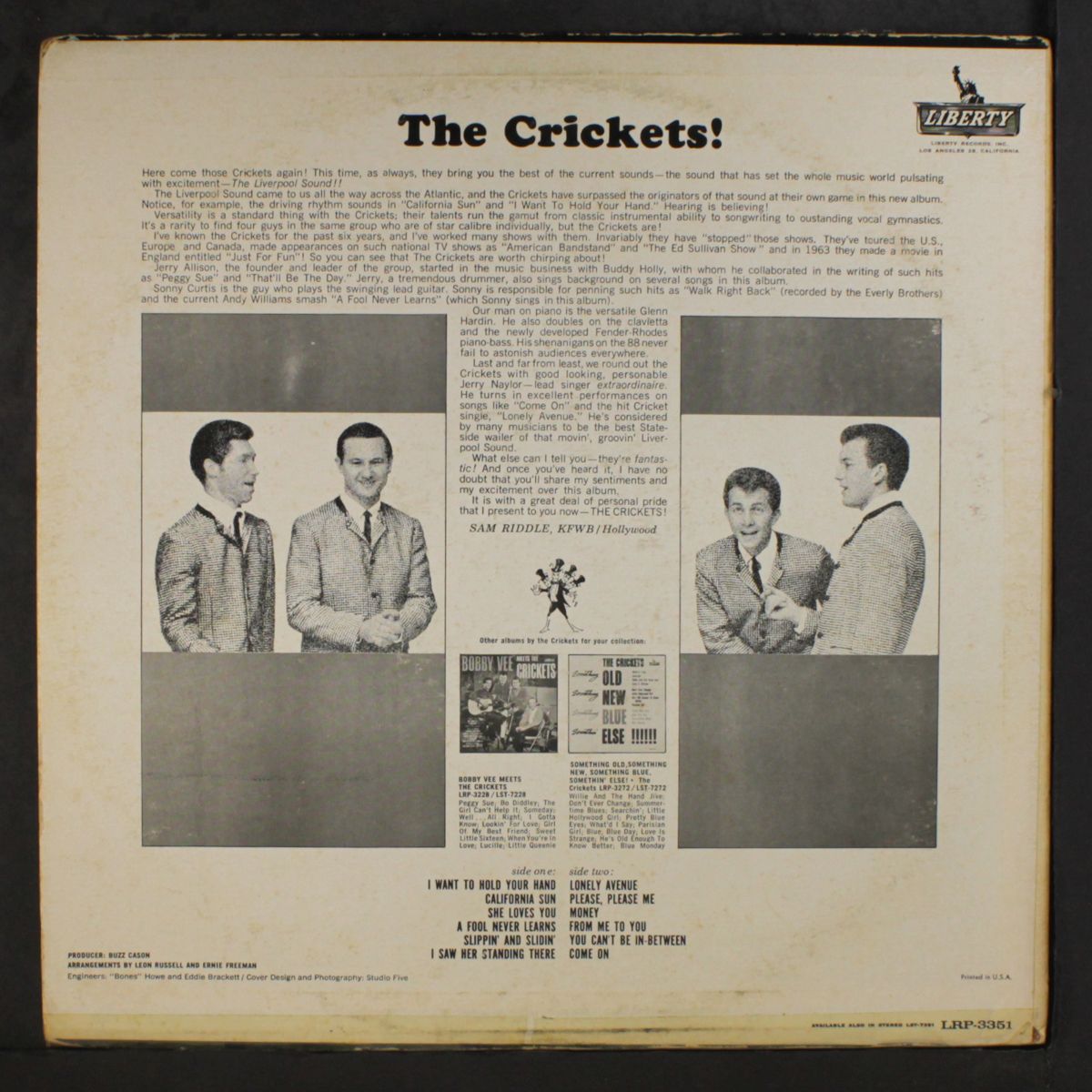 california sun / she loves you by CRICKETS