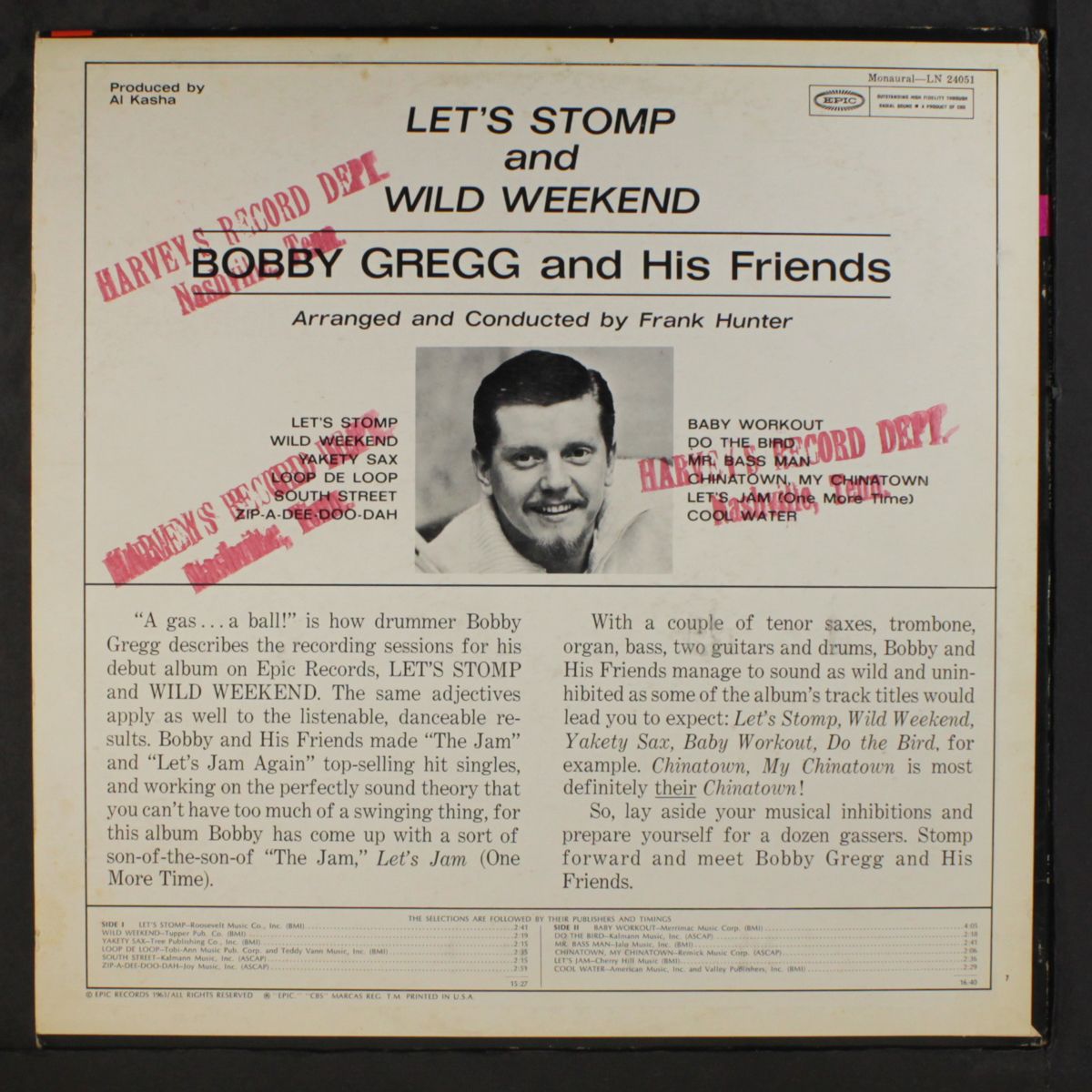 let's stomp by BOBBY GREGG