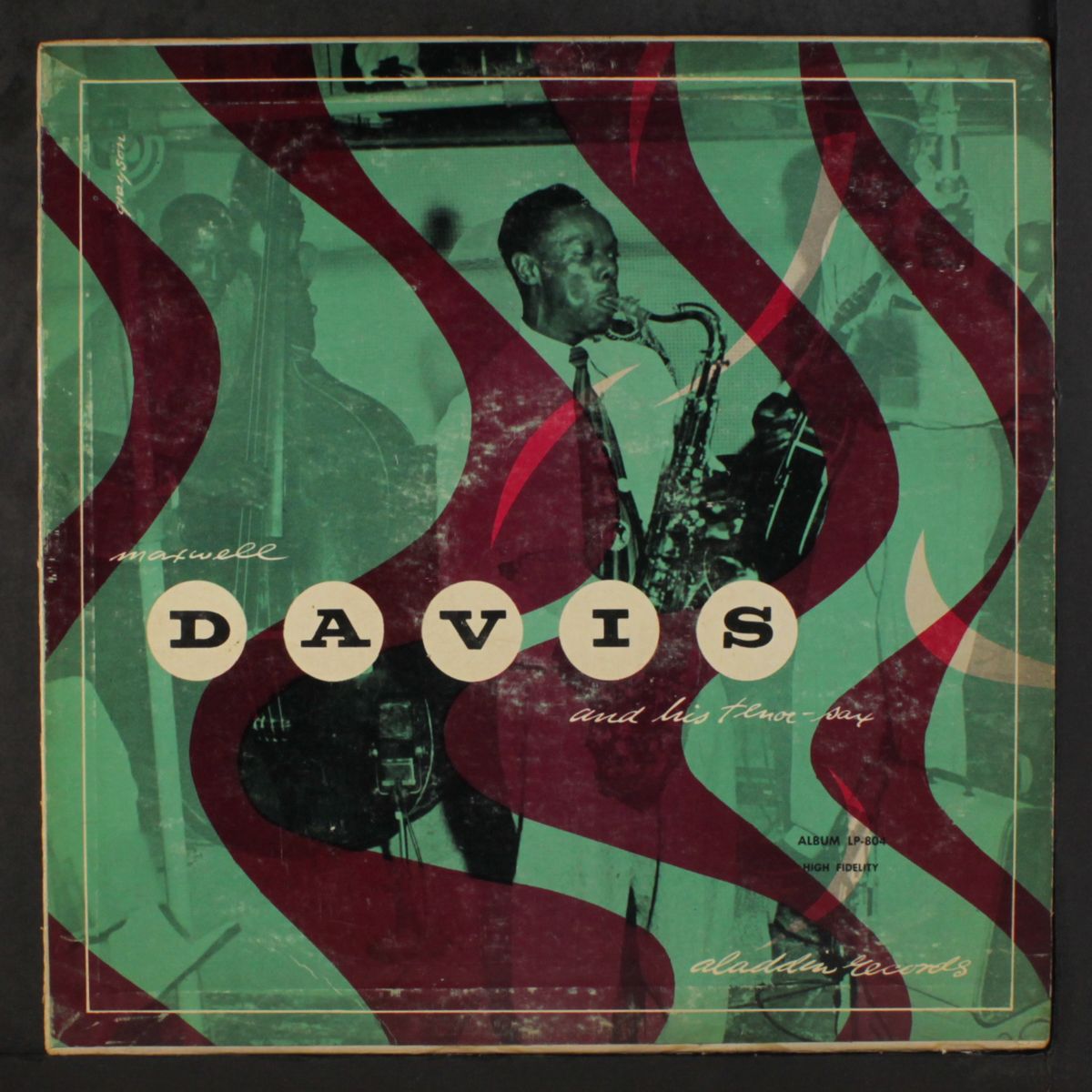 and his tenor sax by MAXWELL DAVIS