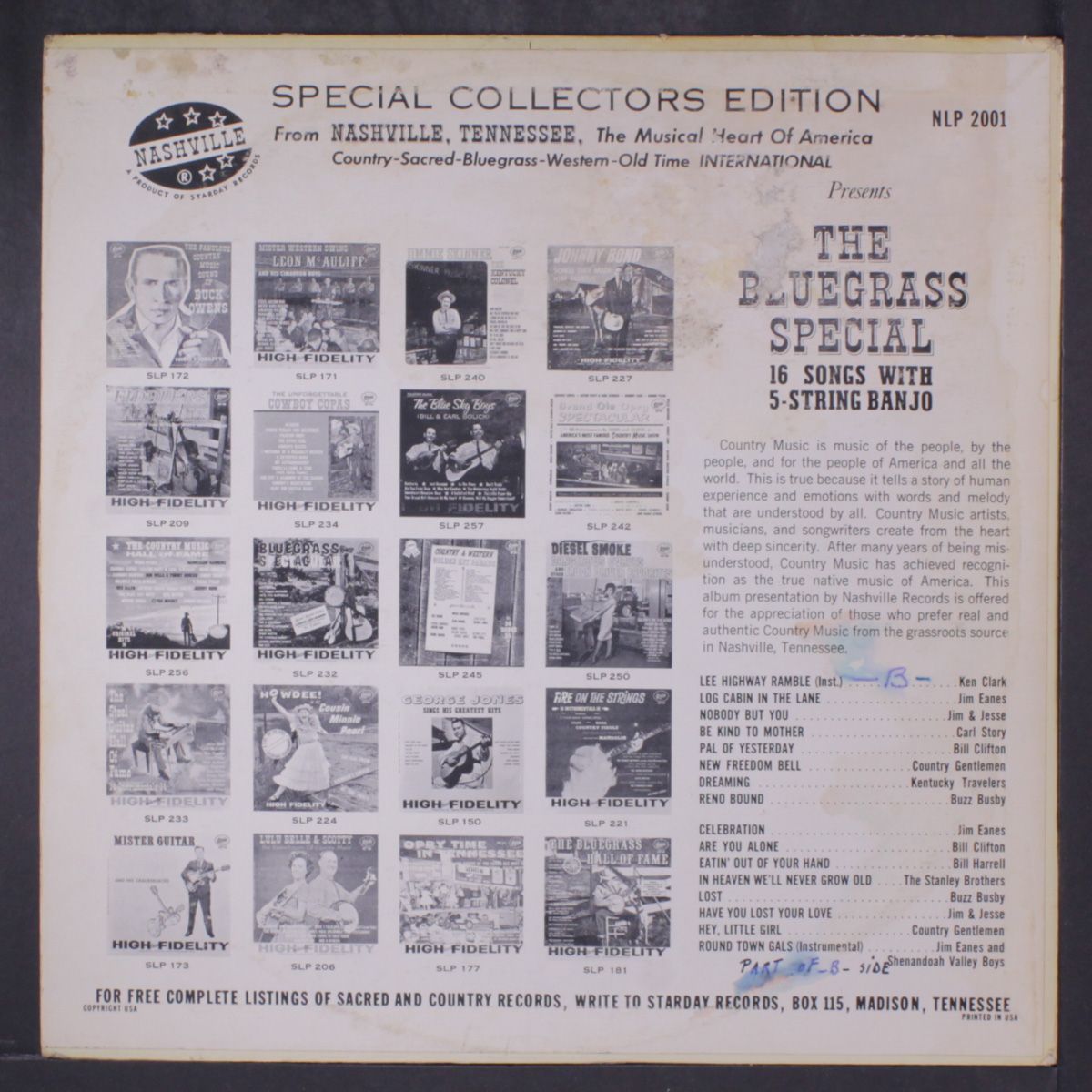 bluegrass special by VARIOUS
