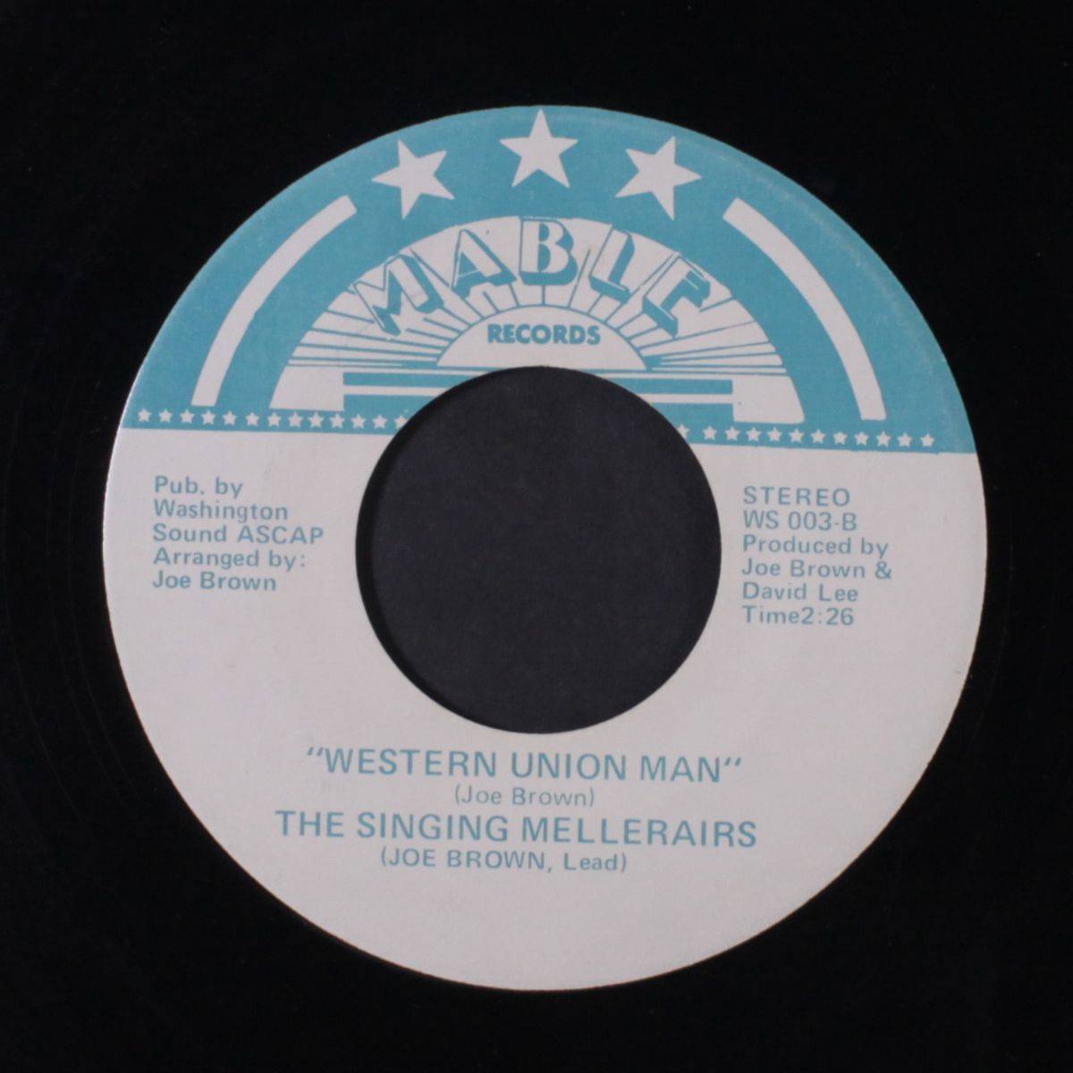 ain't it a shame / western union man by SINGING MELLERAIRS