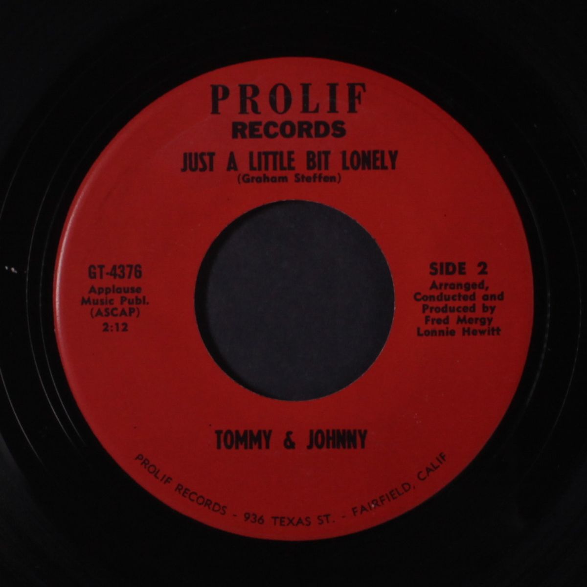 can't lose this feeling for you / just a little bit lonely by TOMMY & JOHNNY