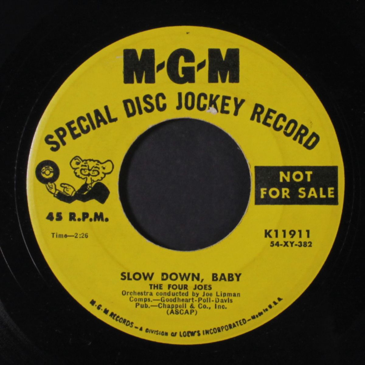 slow down baby / oh how i miss you tonight by FOUR JOES