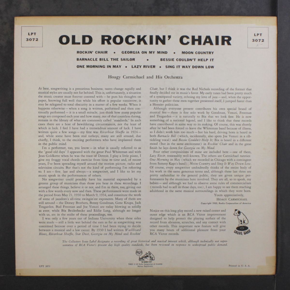 old rockin' chair by HOAGY CARMICHAEL