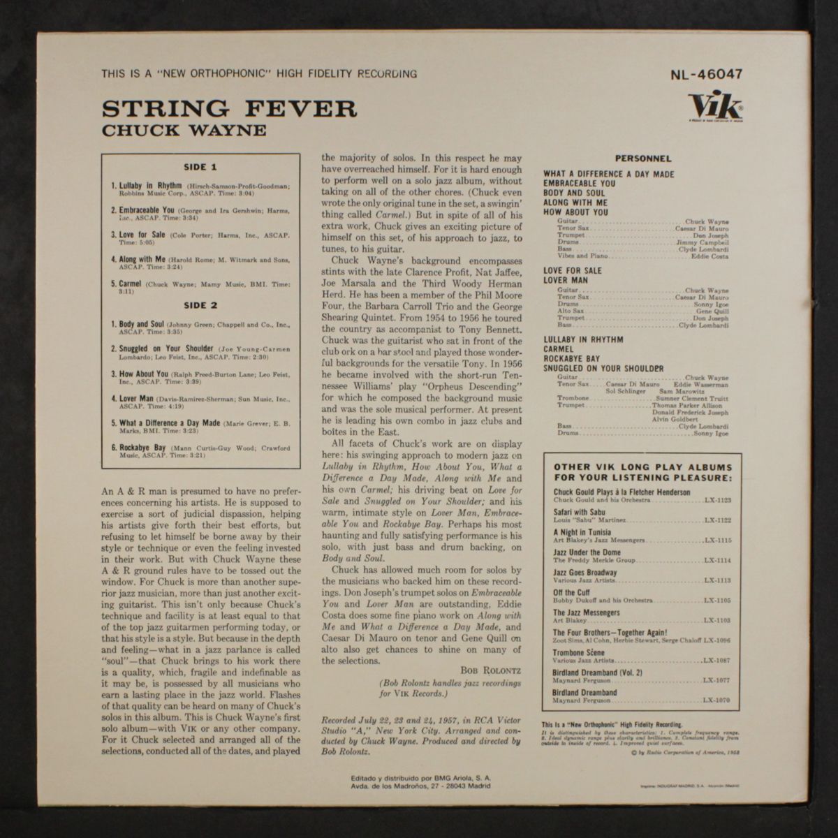 string fever by CHUCK WAYNE