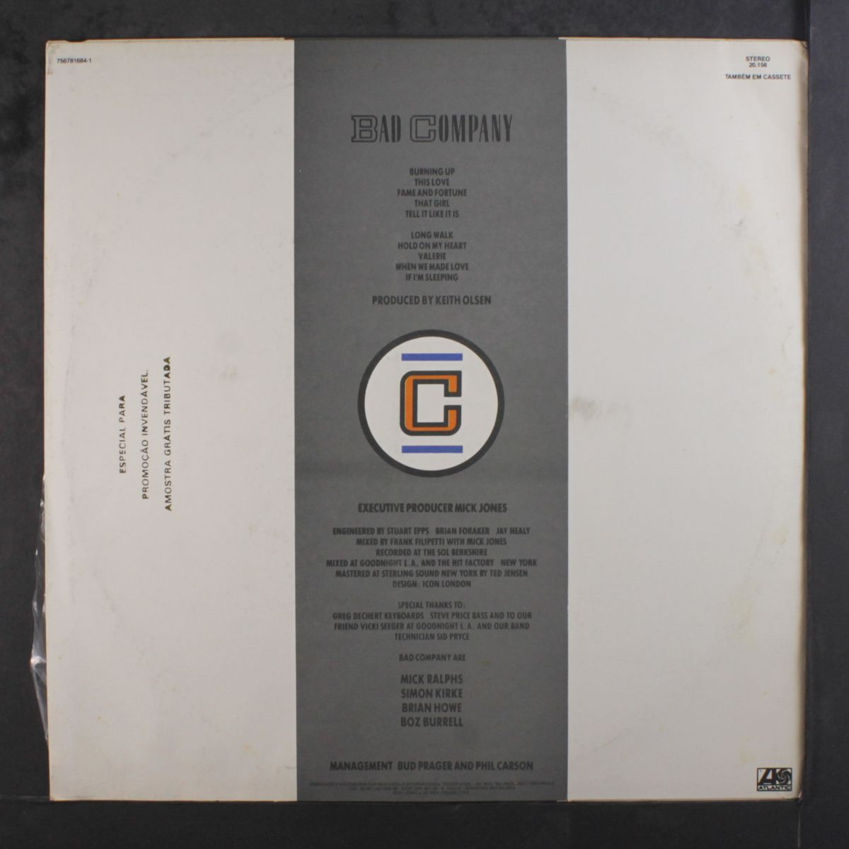 fame and fortune by BAD COMPANY
