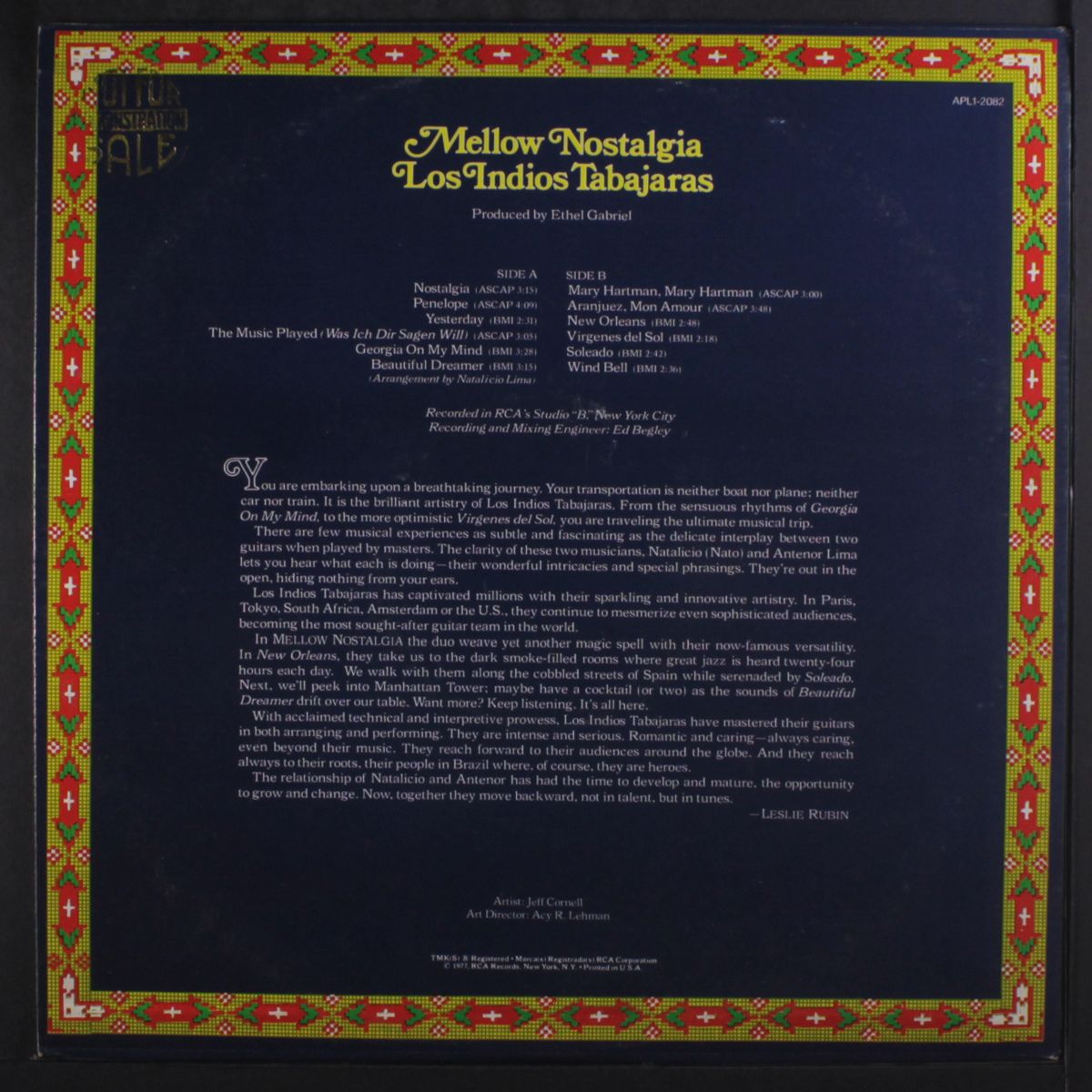 mellow nostalgia by LOS INDIOS TABAJARAS