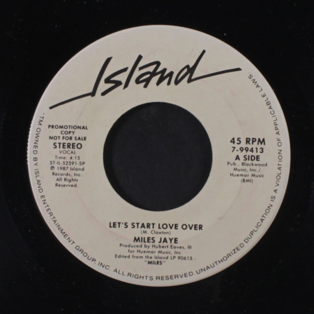 let's start love over / same by MILES JAYE