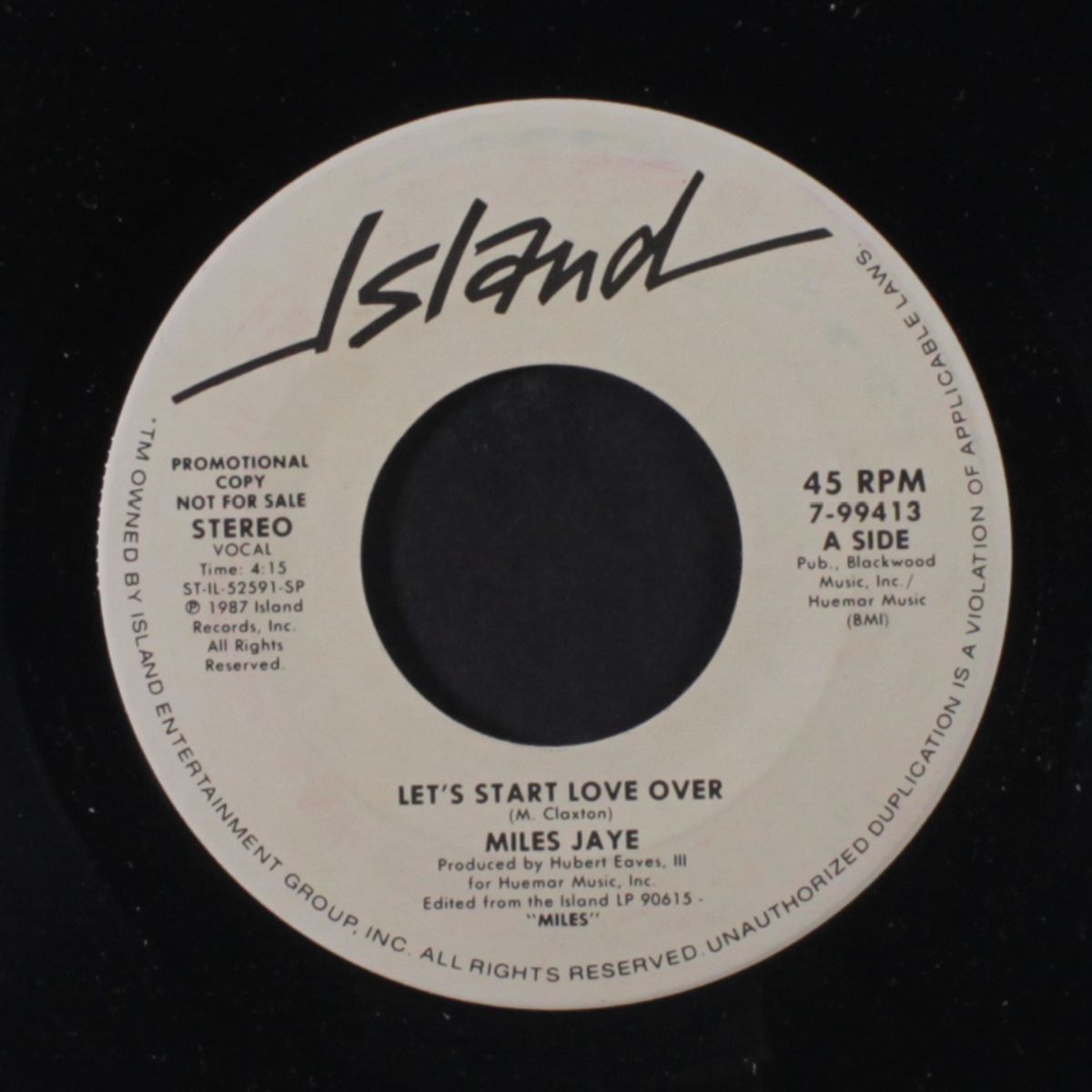 let's start love over / same by MILES JAYE