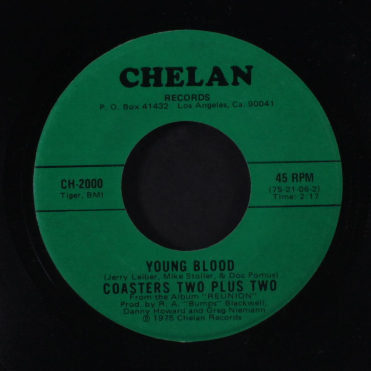 young blood / searchin '75 by COASTERS TWO PLUS TWO