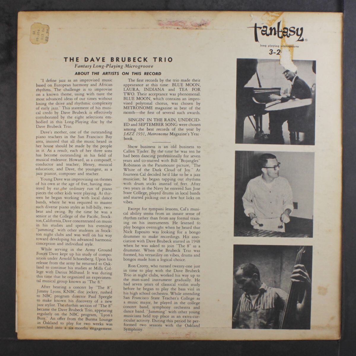 dave brubeck trio by DAVE BRUBECK