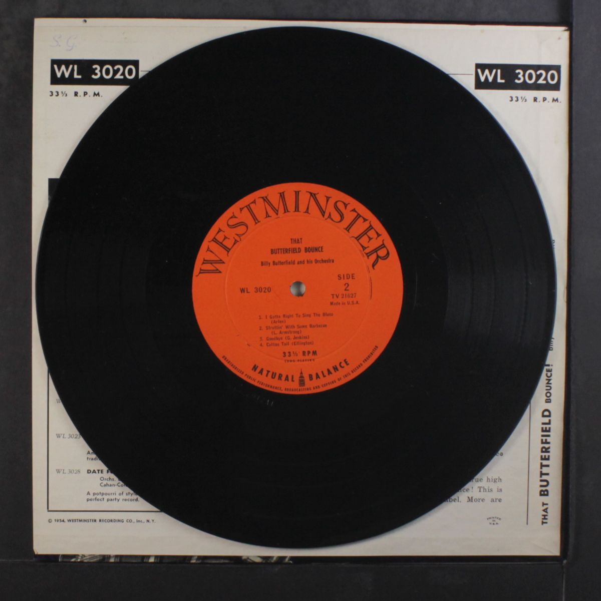 that butterfield bounce by BILLY BUTTERFIELD