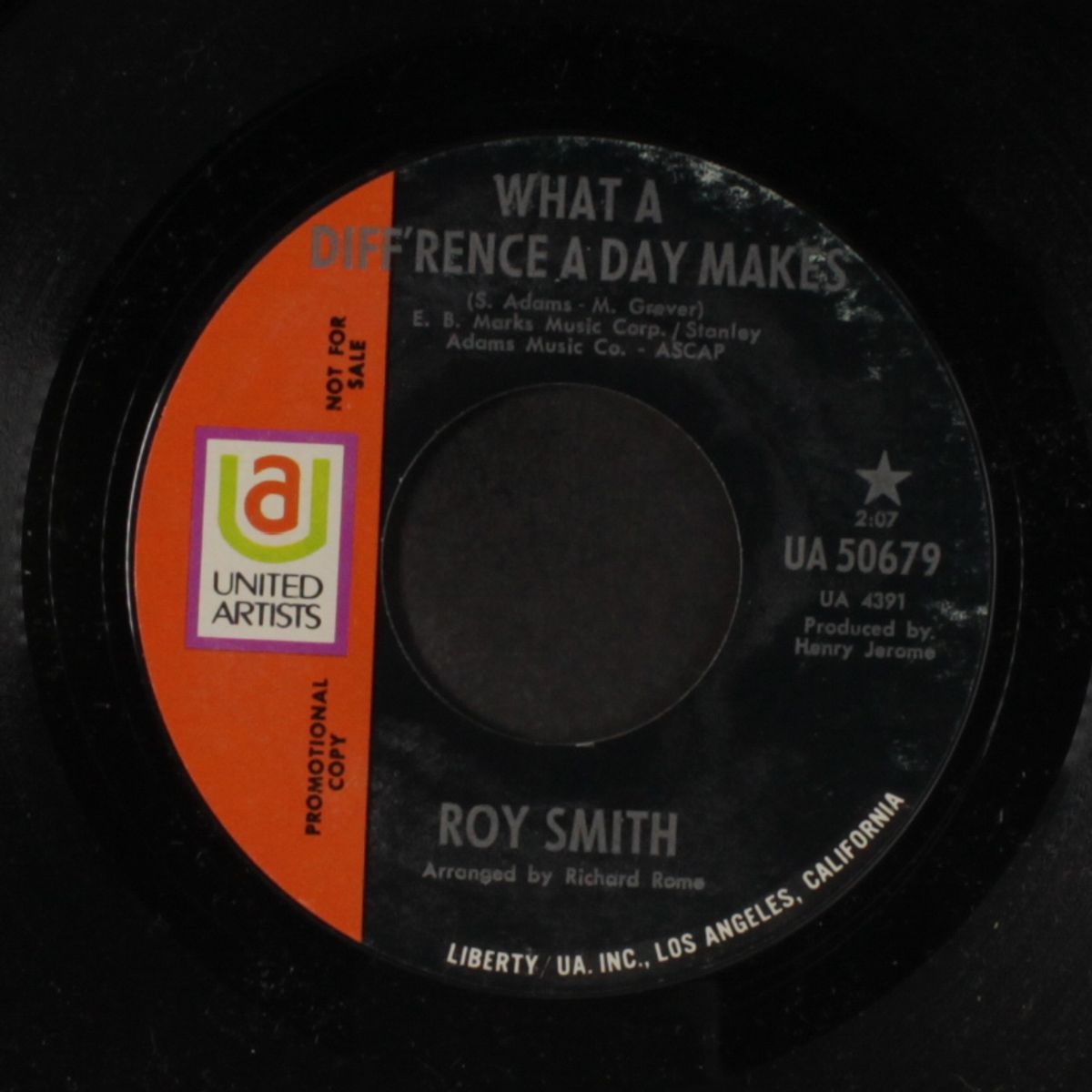 soul control / what a difference a day makes by ROY SMITH