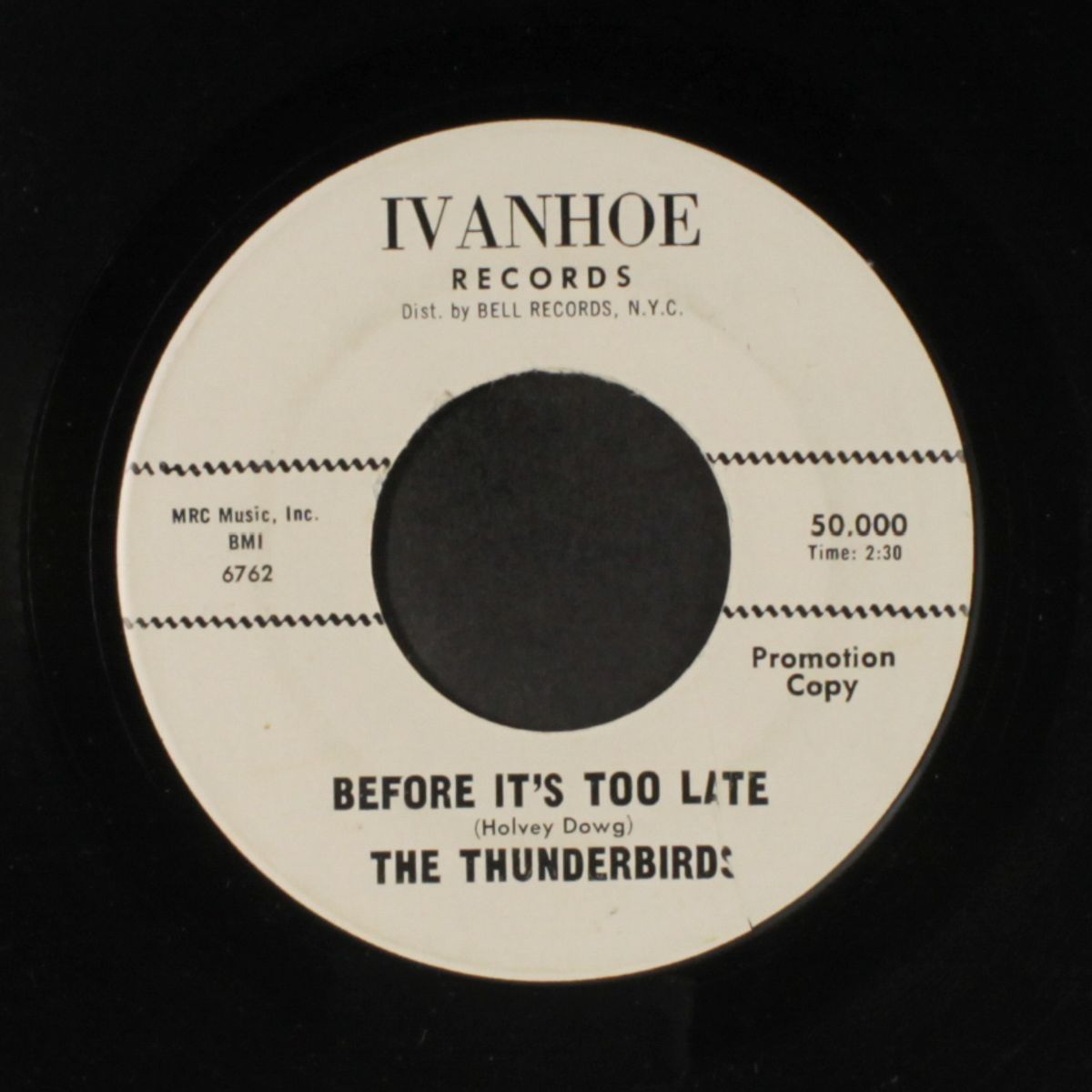 before it's too late / cindy, oh cindy by THUNDERBIRDS