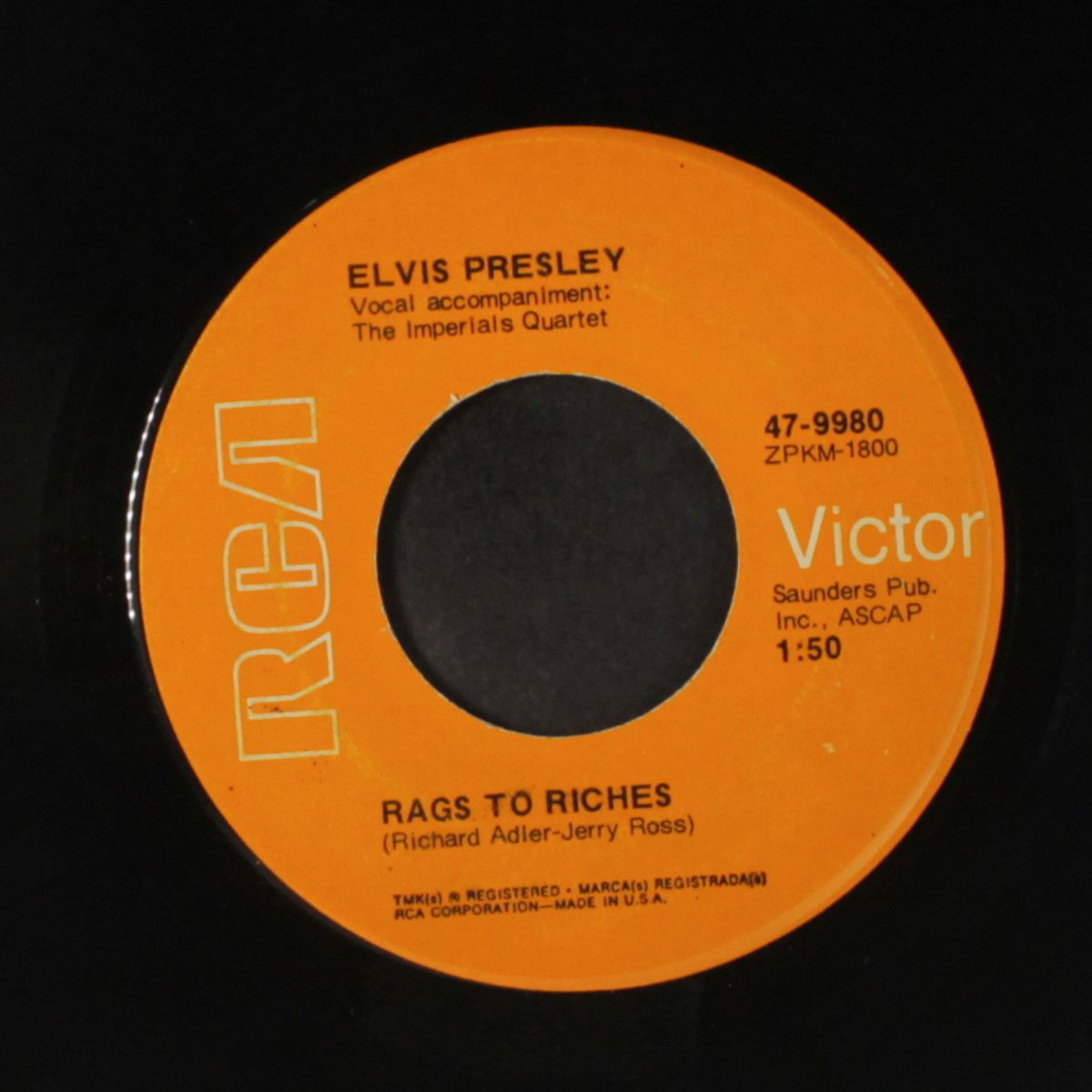 where did they go, lord / rags to riches by PRESLEY