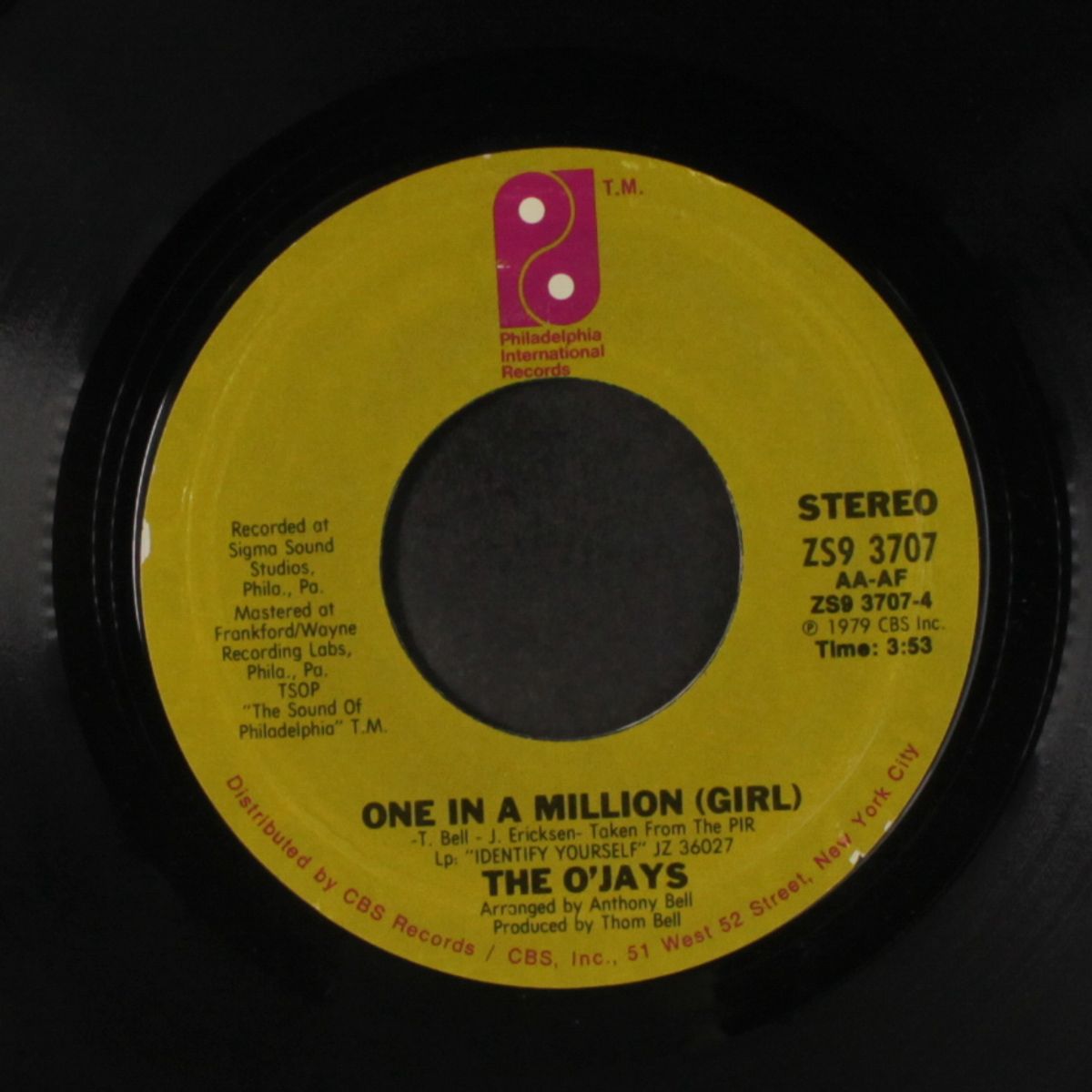sing a happy song / one in a million by O'JAYS