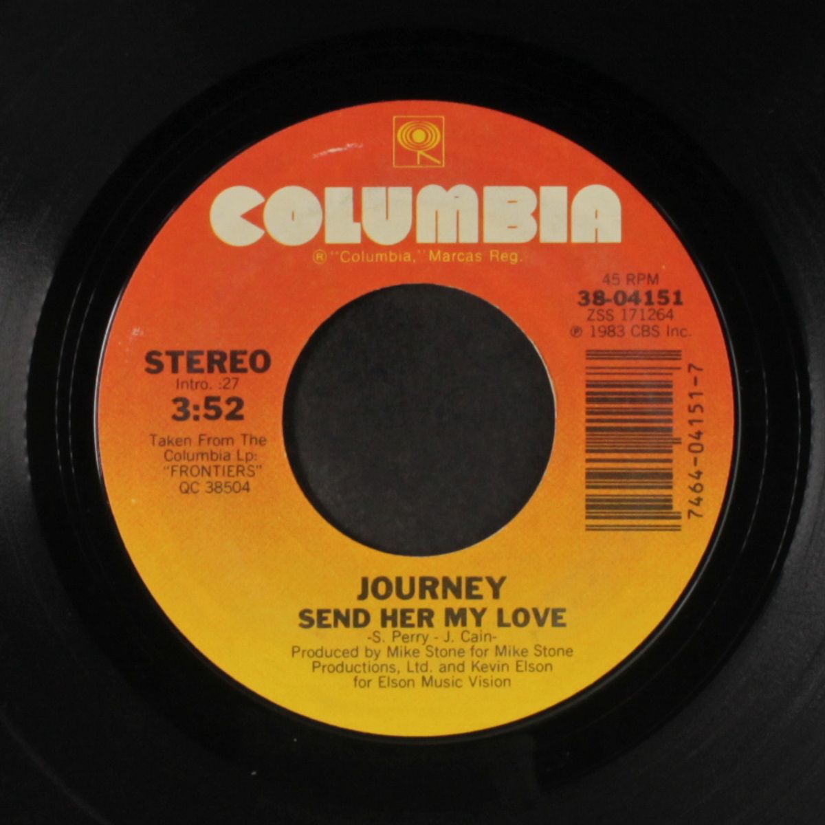 chain reaction / send her my love by JOURNEY