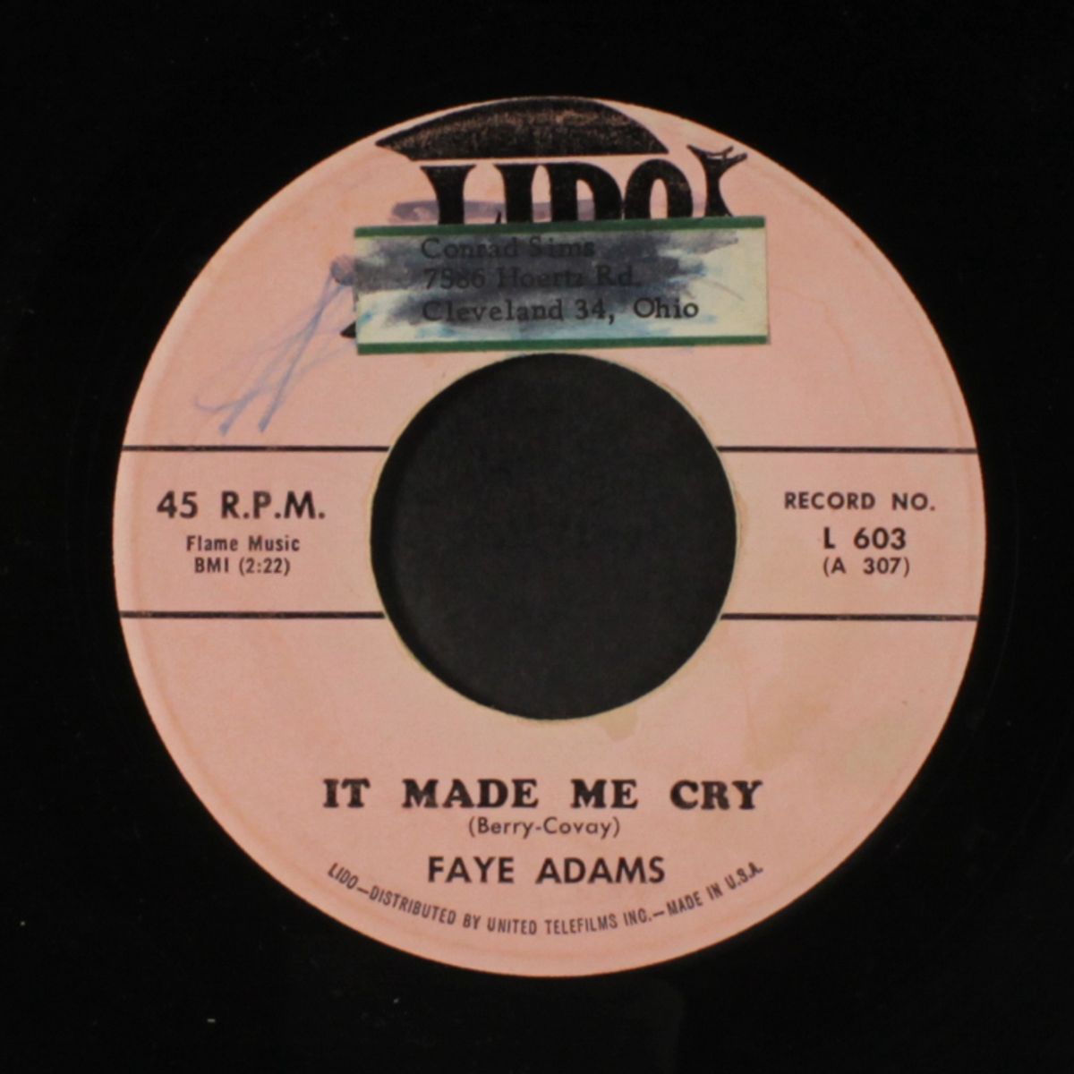 it made me cry / that's all right by FAYE ADAMS