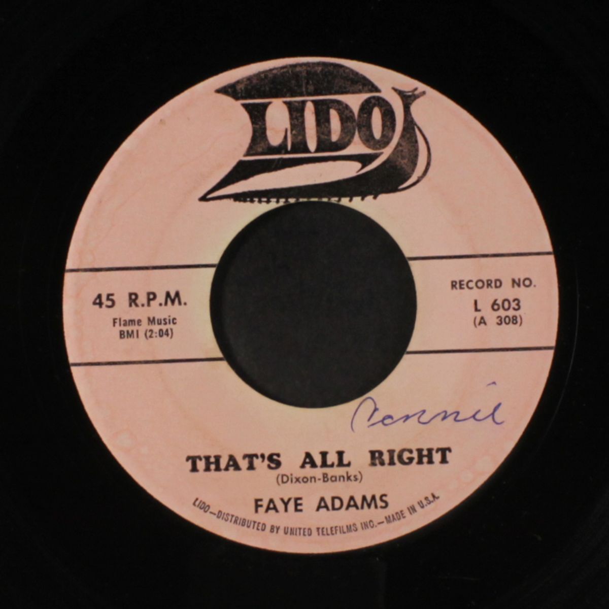 it made me cry / that's all right by FAYE ADAMS