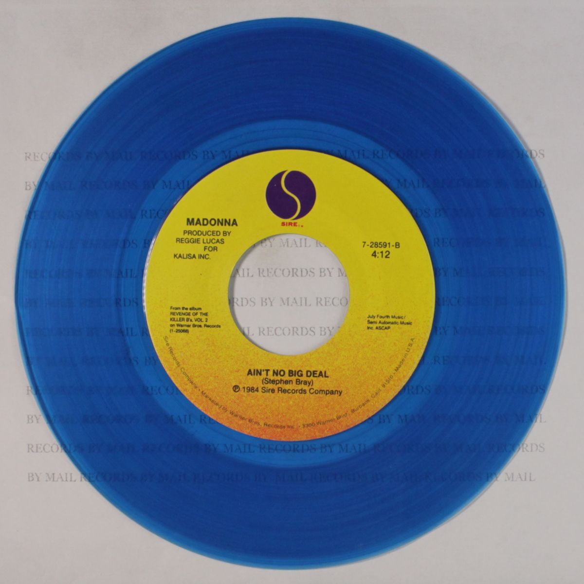 true blue / ain't no big deal by MADONNA