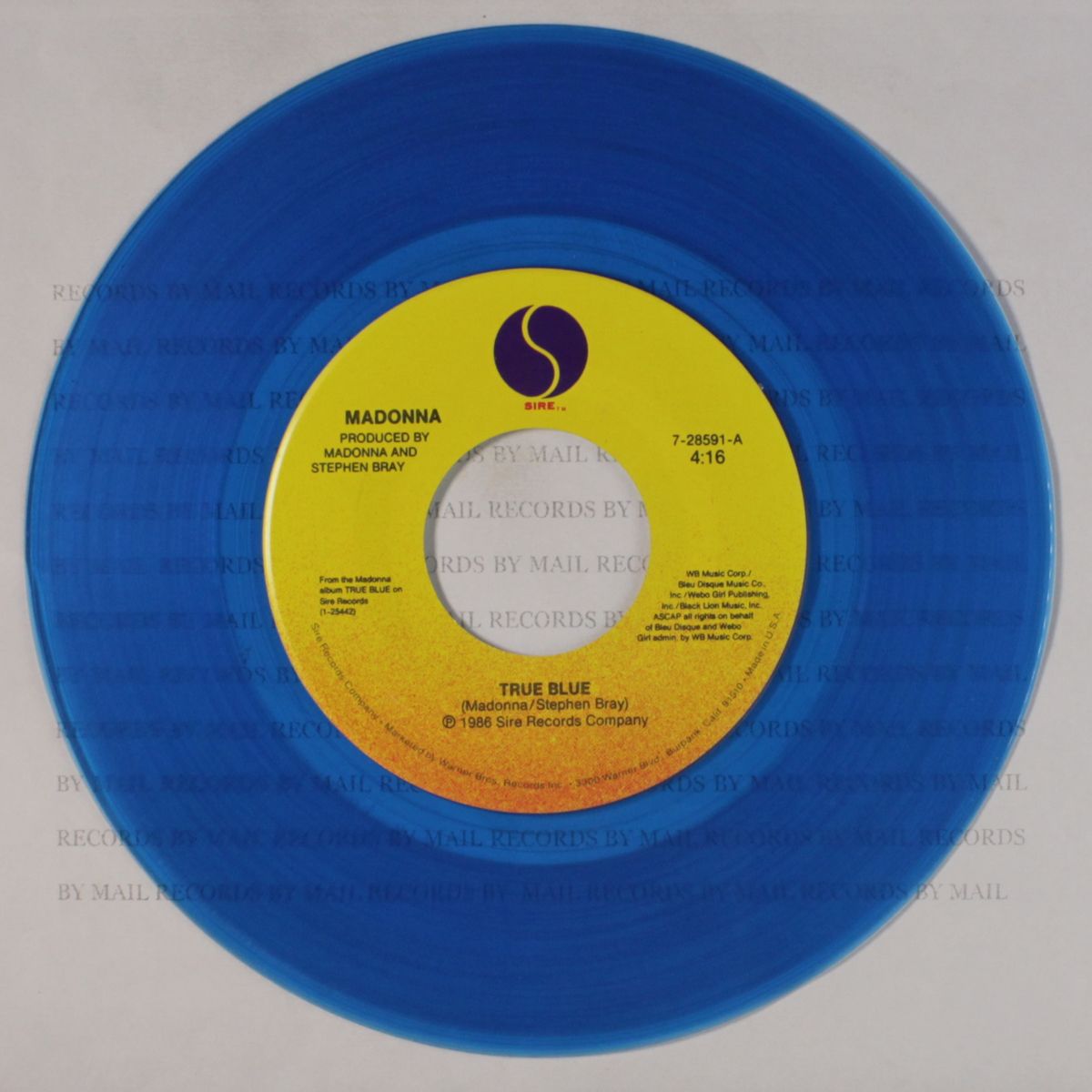true blue / ain't no big deal by MADONNA