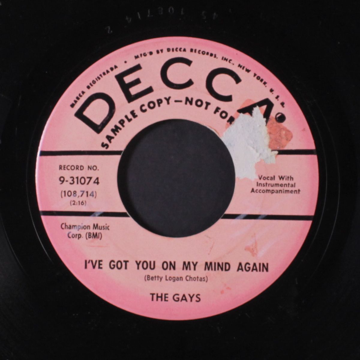 i wonder / i got you on my mind again by GAYS