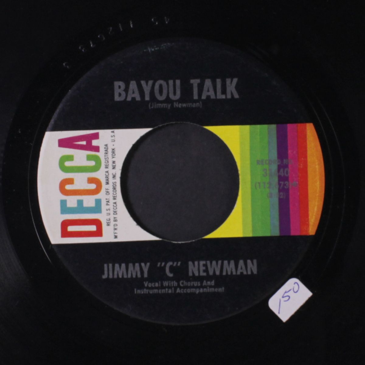 i may fall again / bayou talk by JIMMY C NEWMAN