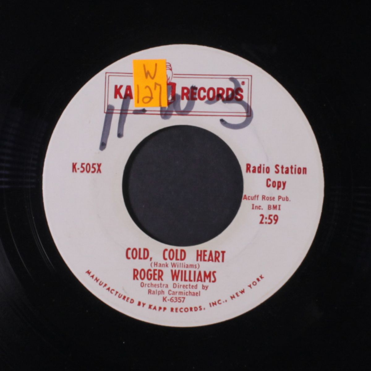cold, cold heart by ROGER WILLIAMS
