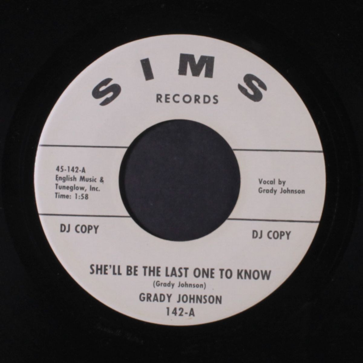she'll be the last one to know / clap your hands by GRADY JOHNSON
