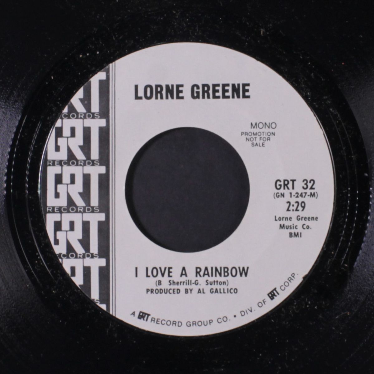 daddy / i love a rainbow by LORNE GREENE