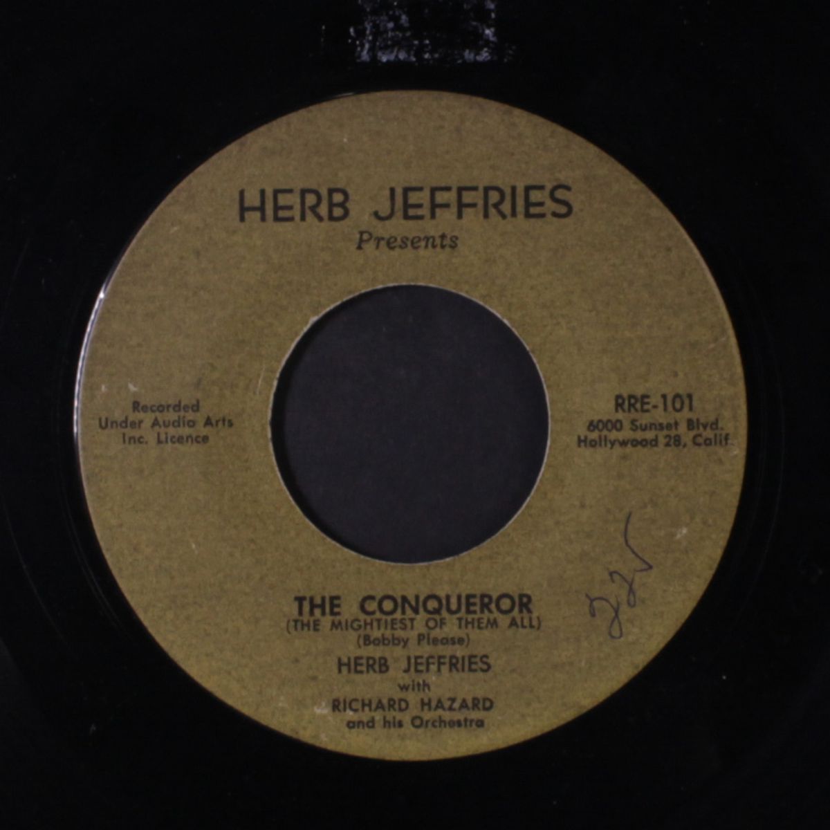 the conqueror by HERB JEFFRIES